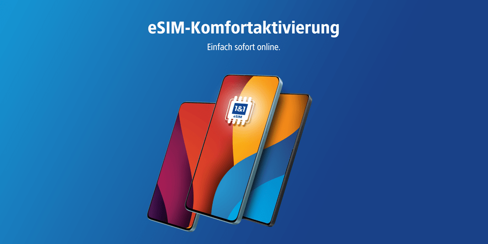 eSIM-Komfortaktivierung bei 1&1